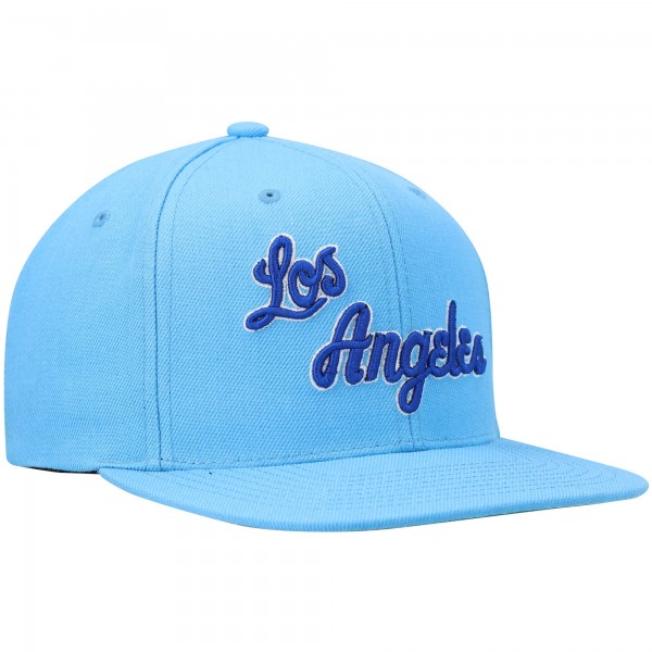Бейсболка Los Angeles Lakers Mitchell & Ness Hardwood Classics Team Ground 2.0 - Powder Blue