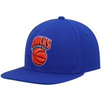 Бейсболка New York Knicks Mitchell & Ness Hardwood Classics Team Ground 2.0 - Blue
