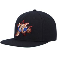 Бейсболка Philadelphia 76ers Mitchell & Ness Hardwood Classics Team Ground 2.0 - Black