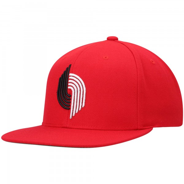 Бейсболка Portland Trail Blazers Mitchell & Ness Hardwood Classics Team Ground 2.0 - Red