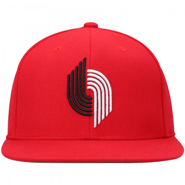 Бейсболка Portland Trail Blazers Mitchell & Ness Hardwood Classics Team Ground 2.0 - Red