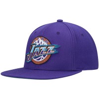 Бейсболка Utah Jazz Mitchell & Ness Hardwood Classics Team Ground 2.0 - Purple