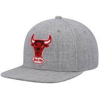 Бейсболка Chicago Bulls Mitchell & Ness Hardwood Classics Team 2.0 - Heathered Gray