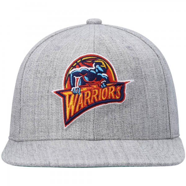 Бейсболка Golden State Warriors Mitchell & Ness Hardwood Classics Team 2.0 - Heathered Gray