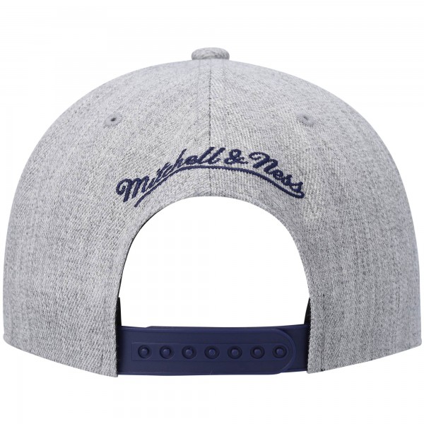 Бейсболка Golden State Warriors Mitchell & Ness Hardwood Classics Team 2.0 - Heathered Gray