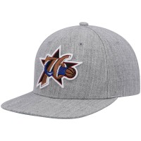 Бейсболка Philadelphia 76ers Mitchell & Ness Hardwood Classics Team 2.0 - Heathered Gray