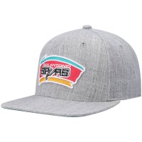 Бейсболка San Antonio Spurs Mitchell & Ness Hardwood Classics Team 2.0 - Heathered Gray