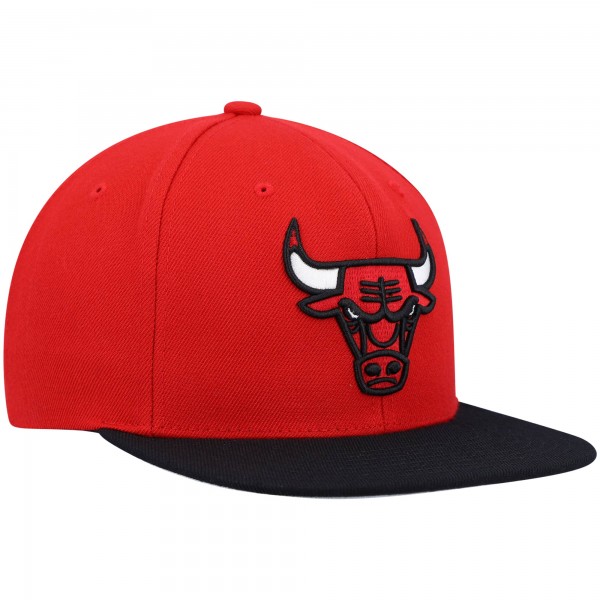 Бейсболка Chicago Bulls Mitchell & Ness Team Two-Tone 2.0 - Red/Black