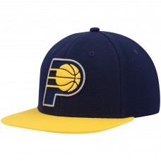 Indiana Pacers Mitchell &amp; Ness Team Two-Tone 2.0 Snapback Hat - Navy/Gold
