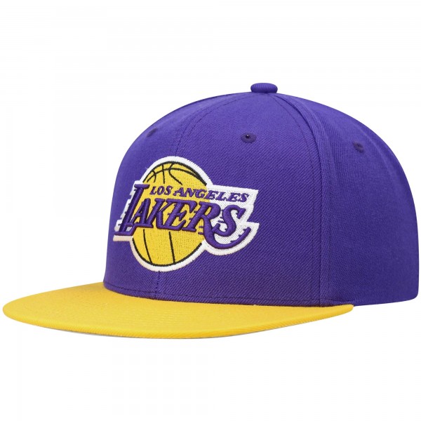 Бейсболка Los Angeles Lakers Mitchell & Ness Team Two-Tone 2.0 - Purple/Gold