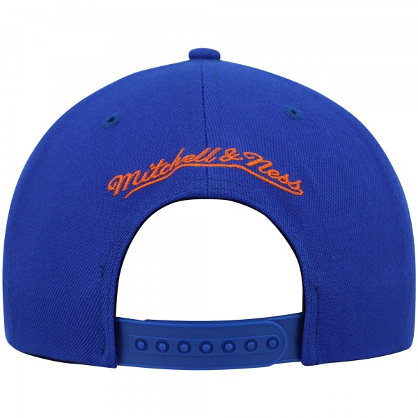 Бейсболка New York Knicks Mitchell & Ness Team Two-Tone 2.0 - Blue/Orange
