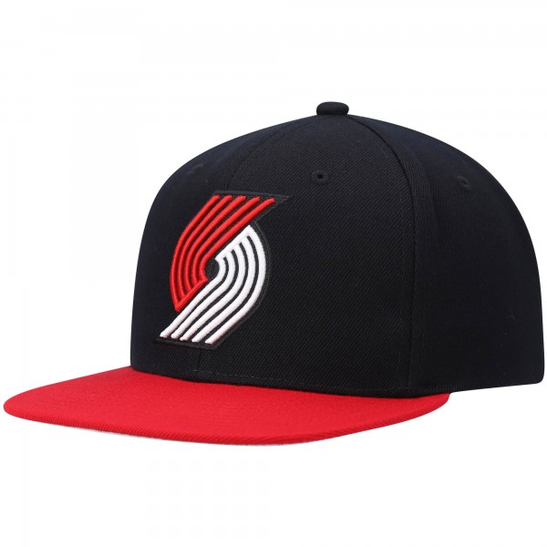 Бейсболка Portland Trail Blazers Mitchell & Ness Team Two-Tone 2.0 - Black/Red
