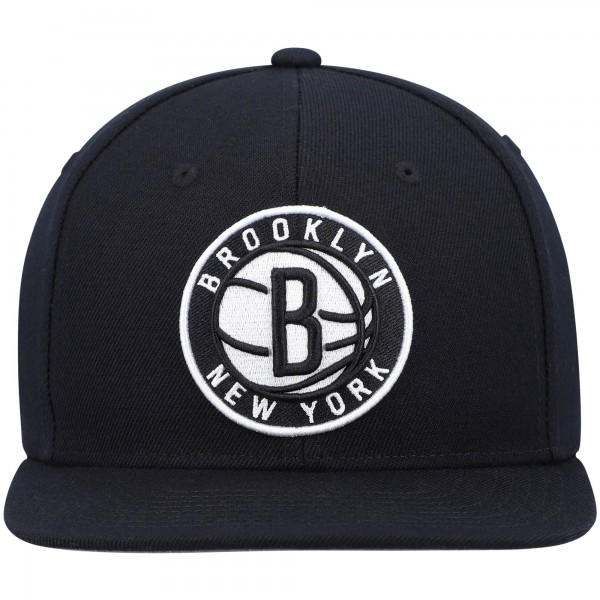 Бейсболка Brooklyn Nets Mitchell & Ness Ground 2.0 - Black