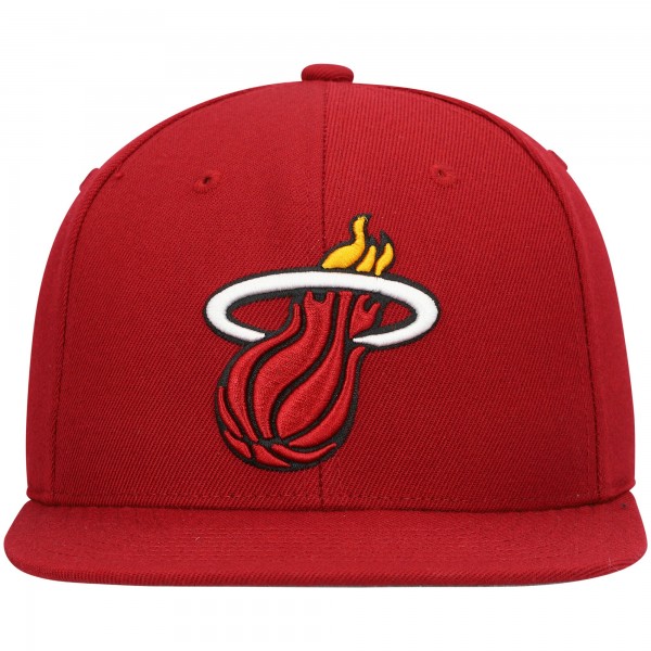 Бейсболка Miami Heat Mitchell & Ness Ground 2.0 - Red