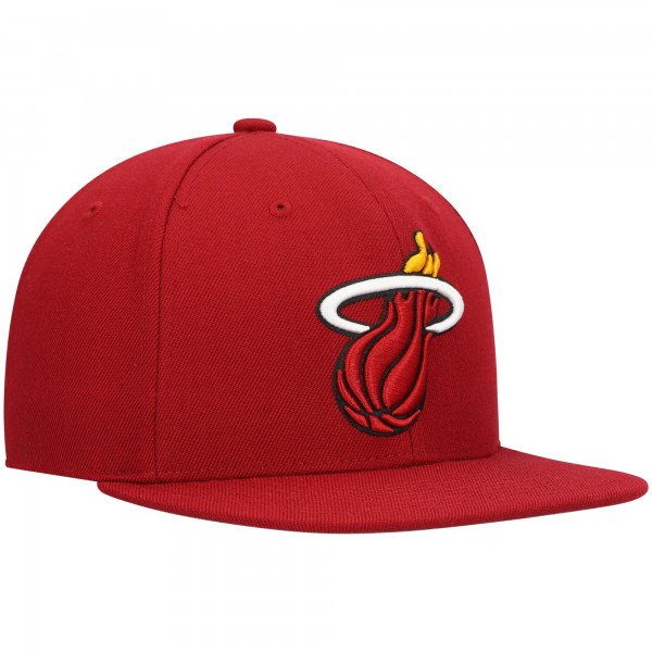 Бейсболка Miami Heat Mitchell & Ness Ground 2.0 - Red