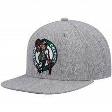 Boston Celtics Mitchell & Ness 2.0 Snapback Hat - Heathered Gray