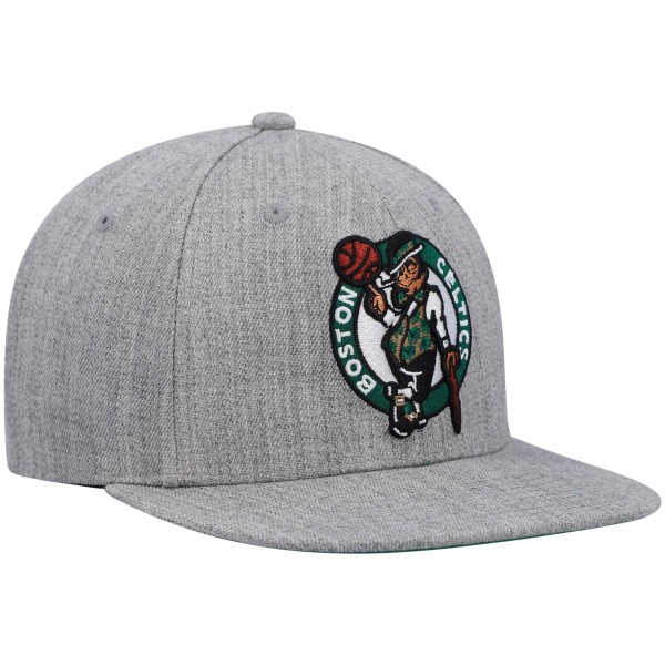 Бейсболка Boston Celtics Mitchell & Ness 2.0 - Heathered Gray