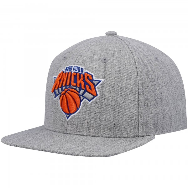 Бейсболка New York Knicks Mitchell & Ness 2.0 - Heathered Gray