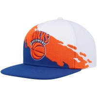 Бейсболка New York Knicks Mitchell & Ness Hardwood Classics Paintbrush - White/Blue