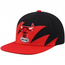 Бейсболка Chicago Bulls Mitchell & Ness Hardwood Classics Sharktooth - Black/Red