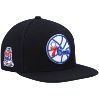 Бейсболка Philadelphia 76ers Mitchell & Ness Hardwood Classics 1983 NBA Finals Top Shot - Black