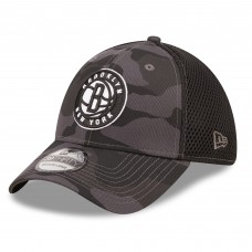 Бейсболка Brooklyn Nets New Era Camo 39THIRTY - Charcoal/Black