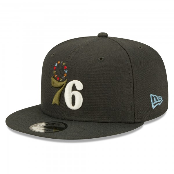 Бейсболка Philadelphia 76ers New Era Color Pack Multi 9FIFTY - Charcoal