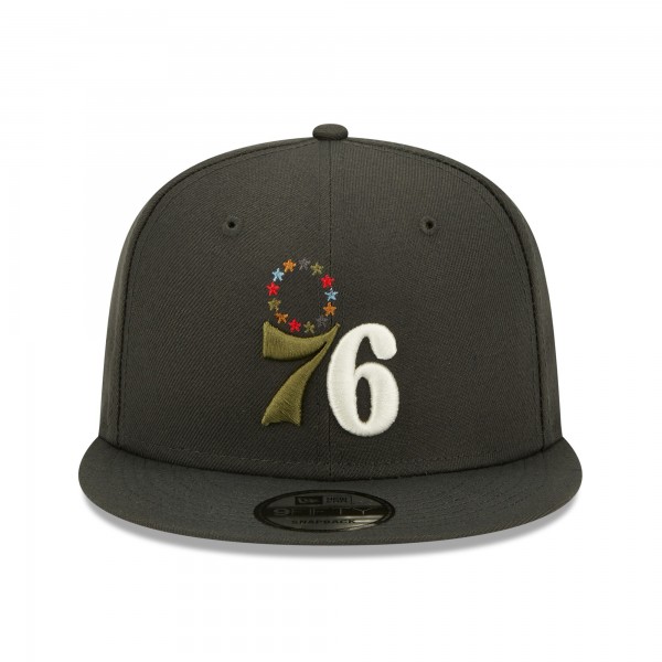 Бейсболка Philadelphia 76ers New Era Color Pack Multi 9FIFTY - Charcoal