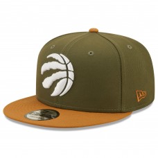 Бейсболка Toronto Raptors New Era Two-Tone Color Pack 9FIFTY - Olive/Brown