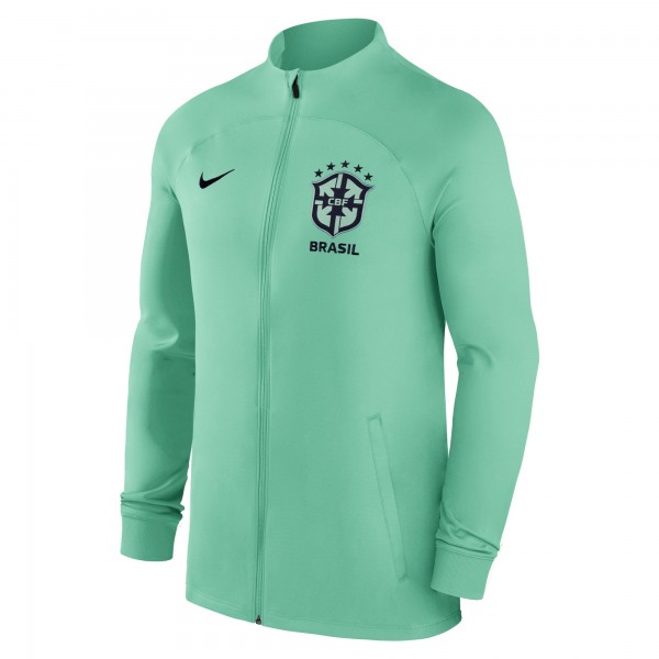 Brazil National Team Nike Strike Raglan Full-Zip Performance Track Jacket - Green