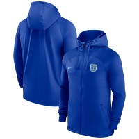 England National Team Nike Strike Raglan Hoodie Full-Zip Track Jacket - Blue