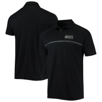 New York Yankees Levelwear Black Sector Raglan Polo
