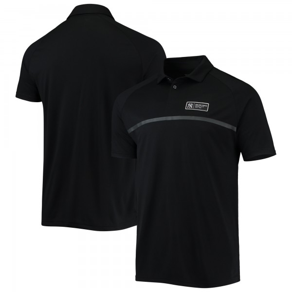 New York Yankees Levelwear Black Sector Raglan Polo