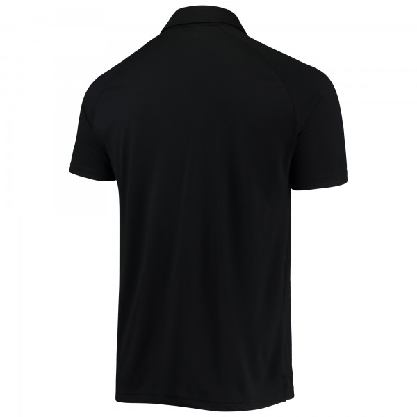 New York Yankees Levelwear Black Sector Raglan Polo