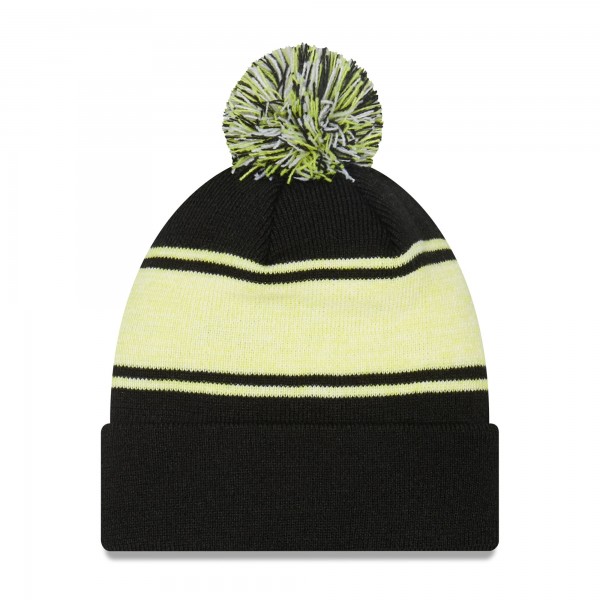 Шапка с помпоном Utah Jazz New Era Chilled Cuffed Knit - Black