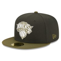 Бейсболка New York Knicks New Era Two-Tone 59FIFTY - Charcoal/Olive