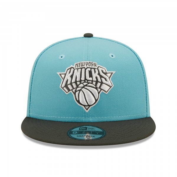 Бейсболка New York Knicks New Era Two-Tone 9FIFTY - Turquoise/Charcoal
