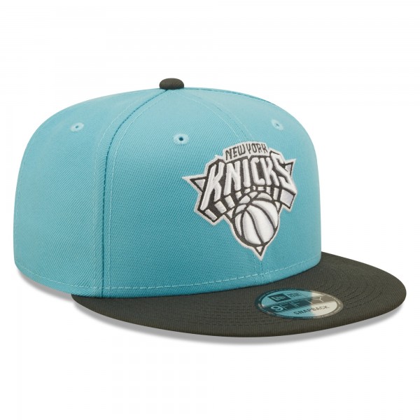 Бейсболка New York Knicks New Era Two-Tone 9FIFTY - Turquoise/Charcoal