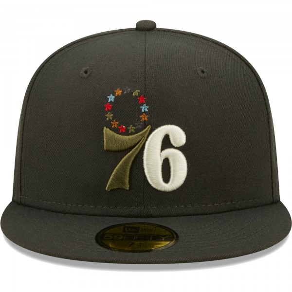 Бейсболка Philadelphia 76ers New Era Multi-Color Pack 59FIFTY - Charcoal