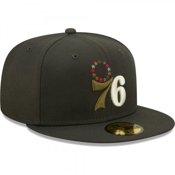 Бейсболка Philadelphia 76ers New Era Multi-Color Pack 59FIFTY - Charcoal