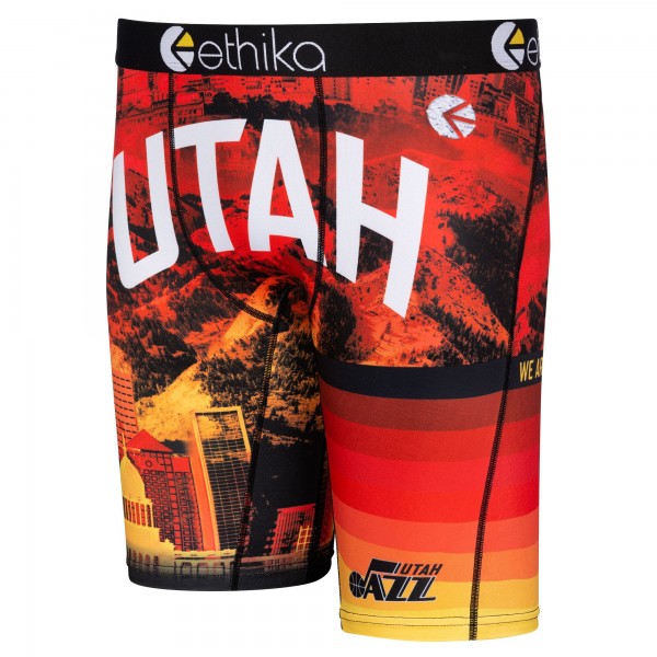 Трусы Utah Jazz Ethika 2021/22 City Edition - Black/Red