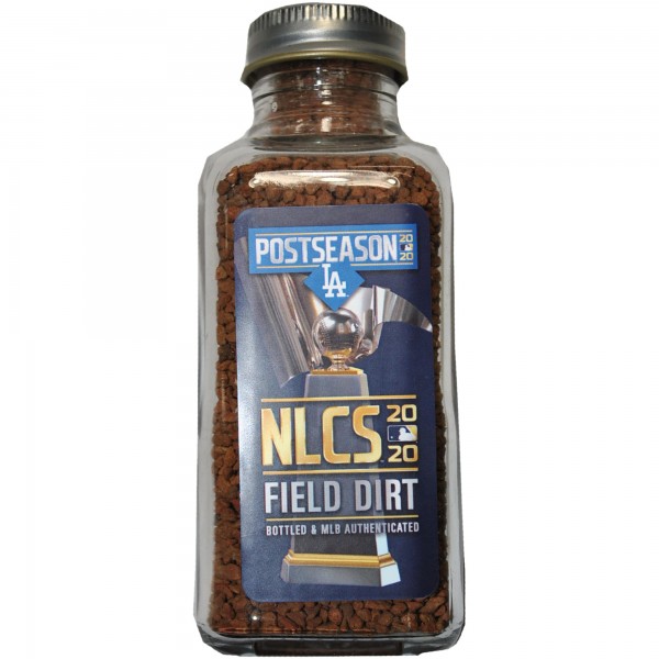 Atlanta Braves vs. Los Angeles Dodgers Game-Used Dirt Jar from Game 7 of 2020 NLCS - Dodgers Win the National League Pennant