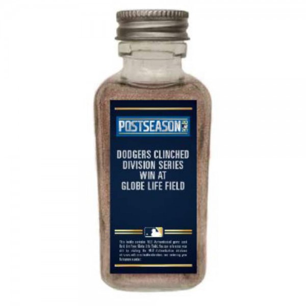 Los Angeles Dodgers vs. San Diego Padres Game-Used Dirt Jar from Game 3 of 2020 NLDS - Dodgers Clinch Spot in the NLCS