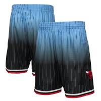 Шорты Chicago Bulls Mitchell & Ness 1995/96 Hardwood Classics Fadeaway Reload 3.0 Swingman - Black/Light Blue