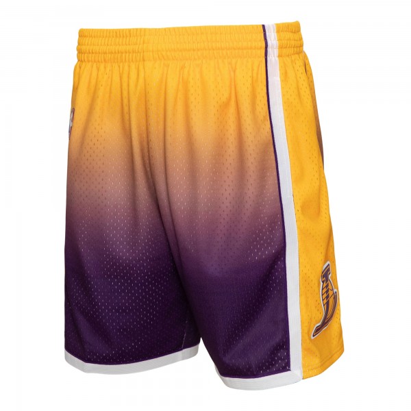 Шорты Los Angeles Lakers Mitchell & Ness 2009/10 Hardwood Classics Fadeaway Reload 3.0 Swingman - Gold/Purple