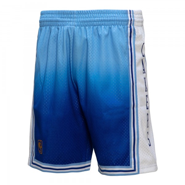 Шорты Los Angeles Lakers Mitchell & Ness 1996/97 Hardwood Classics Fadeaway Reload 3.0 Swingman - Light Blue/Blue