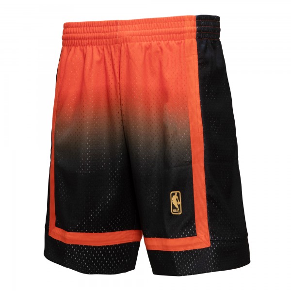 Шорты New York Knicks Mitchell & Ness 1996/97 Hardwood Classics Fadeaway Reload 3.0 Swingman - Orange/Black