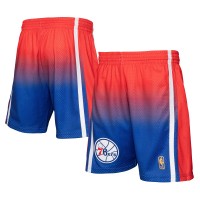 Шорты Philadelphia 76ers Mitchell & Ness 1996/97 Hardwood Classics Fadeaway Reload 3.0 Swingman - Red/Royal