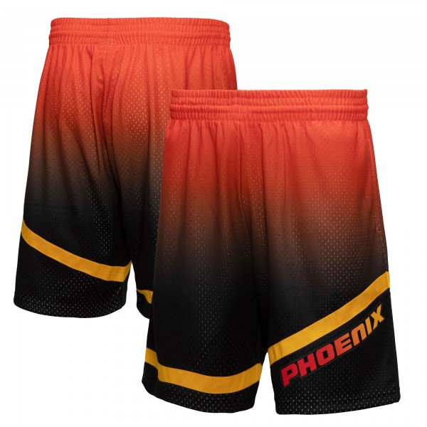 Шорты Phoenix Suns Mitchell & Ness 1996/97 Hardwood Classics Fadeaway Reload 3.0 Swingman - Orange/Black