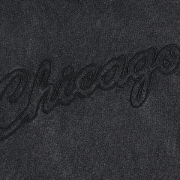 Футболка с капюшоном Chicago Bulls Mitchell & Ness Black Tonal